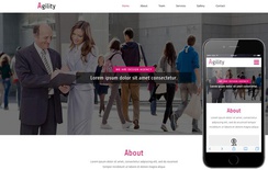 Agility a corporate Category Flat Bootstrap Responsive  Web Template