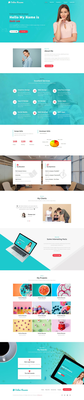 Online Resume a Personal Category Bootstrap Responsive website Template