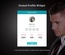 Formal Profile Widget Flat Responsive Widget Template