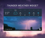 Thunder Weather Widget Responsive Template