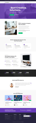 The Ultimate Website Template for Modern and Intelligent Brands “Intelligence Website Template”