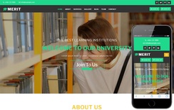 Merit an Education Category Bootstrap Responsive Web Template