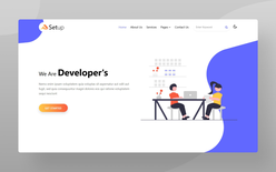 Setup Website Template