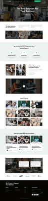 WorkCore a website template for corporate businesses