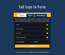 Tab Sign In Form Responsive Widget Template