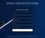 Space Register Form Flat Responsive Widget Template