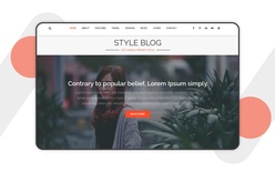 Style Blog a Blogging Category Flat Bootstrap Responsive Web Template