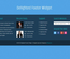 Delighted Footer Widget Flat Responsive Widget Template