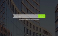 Flat Search Box Form Responsive Widget Template