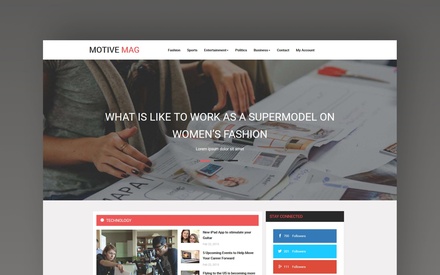 Motive Mag a Entertainment Category Flat Bootstrap Responsive Web Template