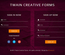 Twain Creative Forms Responsive Widget Template