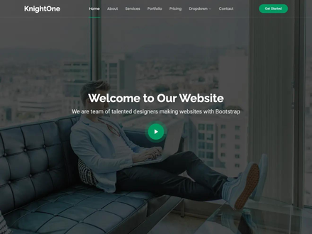 KnightOne - One Page Bootstrap Template | BootstrapMade