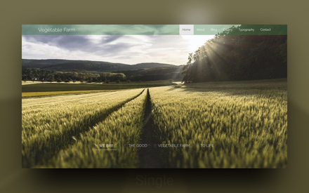 Vegetable Farm a Agriculture Category Responsive Web Template