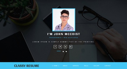 Elegant Resume a Personal Category Flat Bootstrap Responsive Web Template