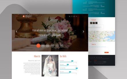 Bouquet a Wedding Category Bootstrap Responsive Web Template