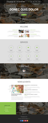 Finance In a Banking Category Bootstrap Responsive Web Template