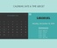 Calendar Date Time Responsive Widget Template