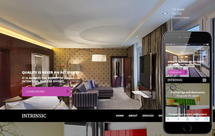 Intrinsic a Interior Architects Multipurpose Flat Bootstrap Responsive Web Template