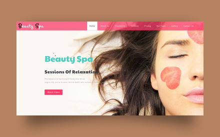 Beauty Spa Beauty Category Bootstrap Responsive Web Template