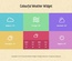 Colourful Weather Widget Responsive Template