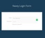 Navey Login Form Responsive Widget Template