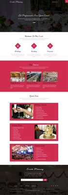 Events Planning a Wedding Category Bootstrap Responsive Web Template