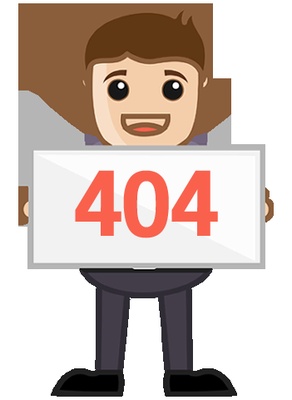 Poses 404 page not found mobile web template