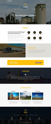 Turmoil an Industrial Category Flat Bootstrap Responsive Web Template