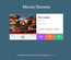 Movie Review Responsive Widget Template