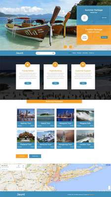 Jaunt  A Travel  Flat Bootstrap Responsive  Web Template