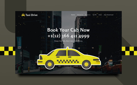 Taxi Drive a Transportation Category Bootstrap Responsive Web Template