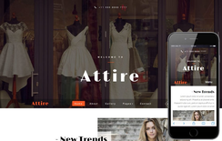 Attire a Fashion Category Bootstrap Responsive Web Template