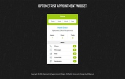 Optometrist Appointment Widget Responsive Template