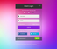 Flat Client Login Form Widget Template