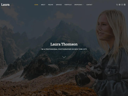 Laura - Free Creative Bootstrap Template | BootstrapMade