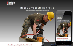 Electrix a Industrial Category Flat Bootstrap Responsive Web Template