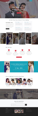 Wedding Organizer – Wedding Category Bootstrap Responsive Web Template