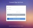 Consent Flat Signup Form Widget Template