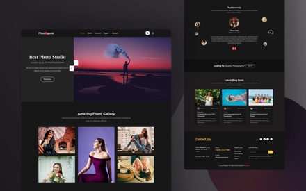 Photogenic a Photography Website Template