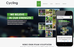 Cycling a Sports Category Flat Bootstrap Responsive Web Template