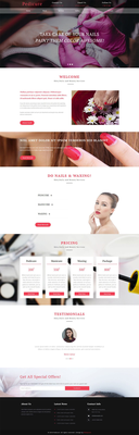 Pedicure Beauty Category Bootstrap Responsive Web Template