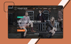 Trendy Blog a Blogging Category Bootstrap Responsive Web Template