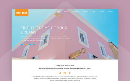 Real Gage Real Estate Category Bootstrap Responsive Web Template