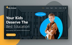 Edu School a Website Template for Education Schools