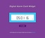 Digital Alarm Clock Responsive Widget Template