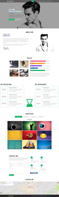 My Design a Personal Category Bootstrap Responsive Web Template