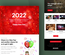 New Year Vibe a Email Newsletter Website Template 2022