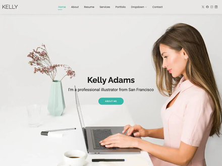 Kelly - Bootstrap CV Resume HTML Template | BootstrapMade