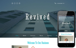 Revived a Corporate Category Bootstrap Responsive Web Template