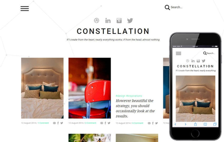 Constellation a Interior Architects Multipurpose Flat Bootstrap Responsive Web Template